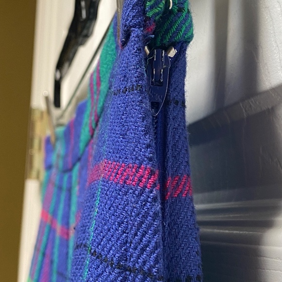 Pine Place Green & Blue Tartan Skirt - Picture 3 of 5
